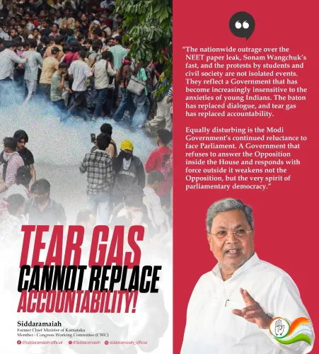 Siddaramaiah Slams Modi Govt Over NEET Leak, Parliament Avoidance
