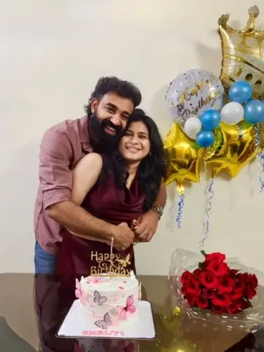 Siju Wilson's birthday tribute to wife Shruti: 'Wonderfully chaotic'