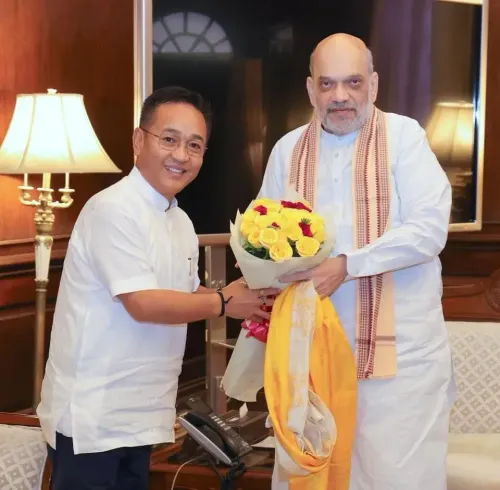 Sikkim CM Tamang wishes Amit Shah on birthday