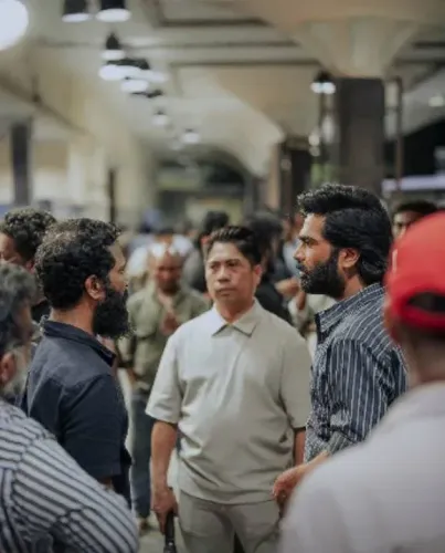 Simbu shares 'Arasan' action shoot update with Vetrimaran and Peter Hain