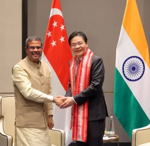 How is Singapore PM Advocating for Enhanced Educational and Skill Development Collaboration with India?