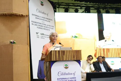 Sitharaman Addresses Externally Aided Projects Celebration in Shillong