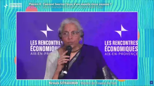Sitharaman champions Jan Dhan, digital credit at Aix forum