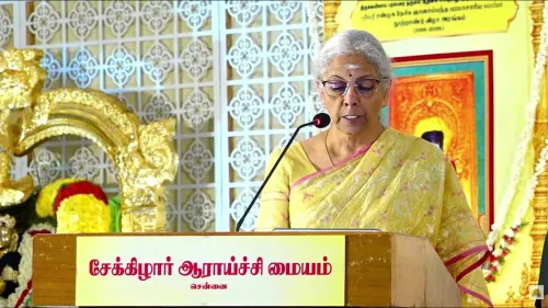 Sitharaman Hails Saiva Thirumurais as Tamil's Gift to Common People