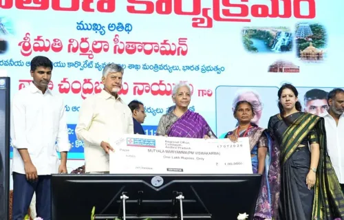 Sitharaman Hands Over Loan Letters at AP Credit Outreach