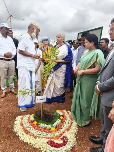 Sitharaman Launches Kudligi Organic Plantation in Karnataka