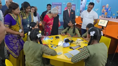 Did Sitharaman Launch a Project for AI, STEM & Robotics Labs in Karnataka's Government Schools?