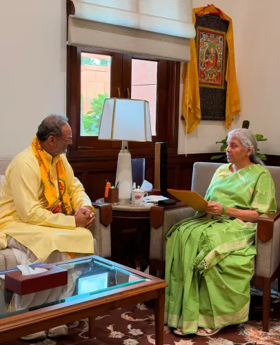 Sitharaman Meets Dev Sanskriti Vishwavidyalaya Pro VC