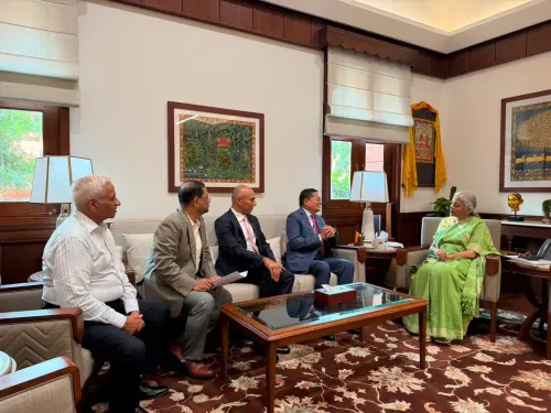 Sitharaman Meets GJEPC Delegation at Parliament House