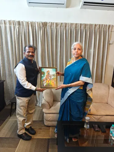 Sitharaman meets MSSRF Principal Scientist in Chennai