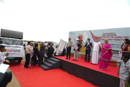 Sitharaman opens chilli processing hub in Virudhunagar
