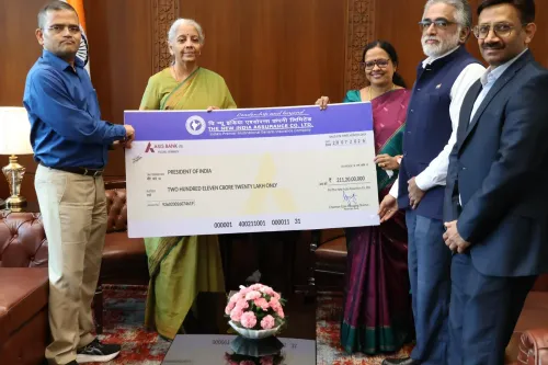 Sitharaman receives ₹211 cr dividend from New India Assurance