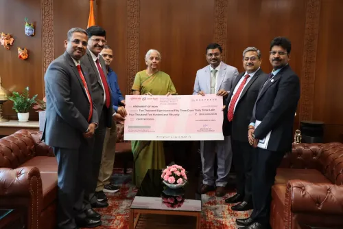 Sitharaman receives ₹2,853 cr dividend from Union Bank