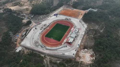 Sitharaman Shares Glimpses of Wahiajer Football Stadium, Meghalaya