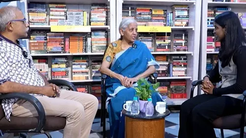 Sitharaman Visits Higginbothams Bookstore in Chennai