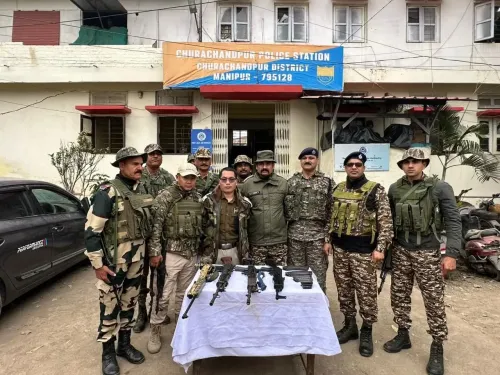 Why were six militants from four banned outfits arrested in Manipur?