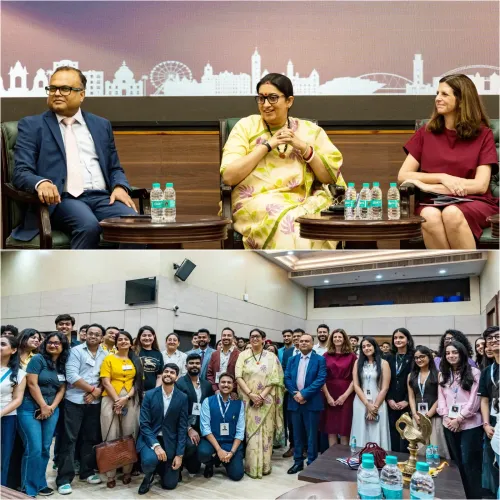 Smriti Irani at INSAUK: India-UK Education Ties in Focus