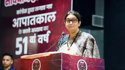 Smriti Irani Cites 'Two Proofs' of Congress Crushing Democracy