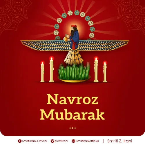 Smriti Irani Extends Navroz Greetings to Parsi Community