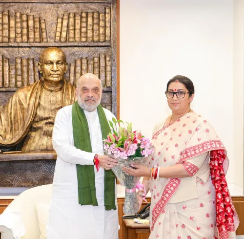 Smriti Irani wishes Amit Shah on birthday, hails security record