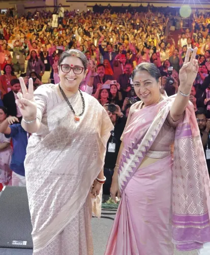 Smriti Irani wishes Delhi CM Rekha Gupta on birthday