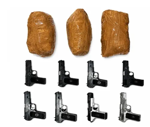 Punjab Police bust smuggling modules; 6 arrested with 2.9 kg heroin, 8 pistols