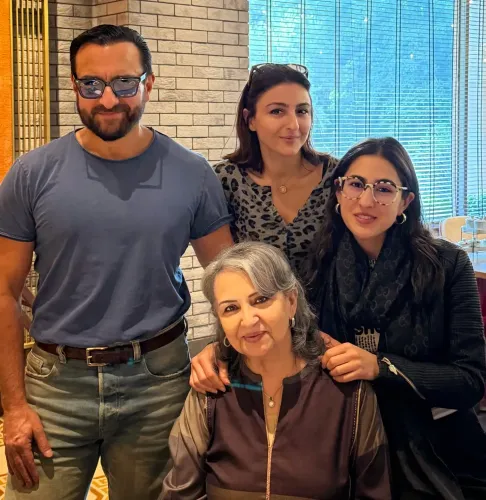 Did Soha Ali Khan Share Heartwarming Moments from Sharmila Tagore's Birthday While Kareena Kapoor Was Absent?