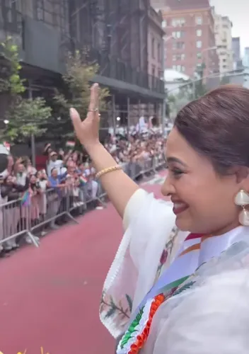 TMKOC cast joins 44th India Day Parade in New York, Sonalika Joshi leads