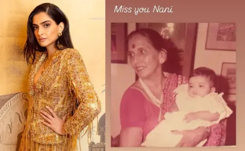 Sonam Kapoor Remembers Fond Times with Her Nani in a Unique Throwback Photo