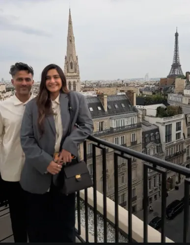 Sonam Kapoor's Paris evening with Anand Ahuja: 'Blurry evenings with my baby'