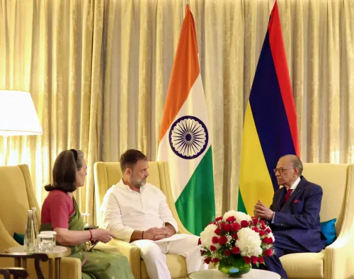 Did Sonia and Rahul Gandhi Meet Mauritius PM Navinchandra Ramgoolam?