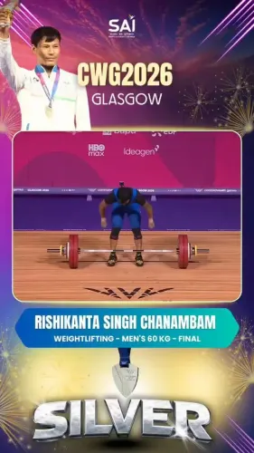 Sonowal Congratulates Rishikanta Singh on CWG 2026 Silver