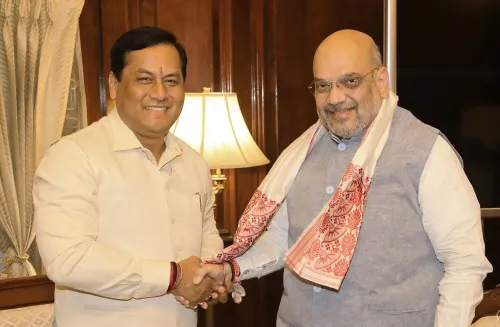 Sonowal Greets HM Amit Shah on Birthday