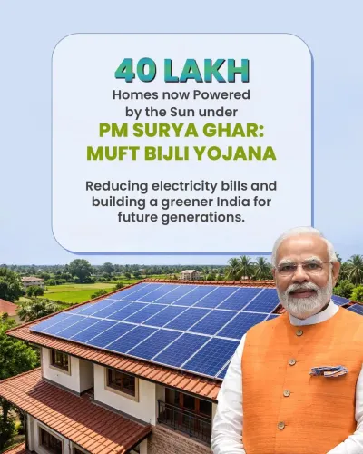 Sonowal Hails 40 Lakh Homes Under PM Surya Ghar Yojana