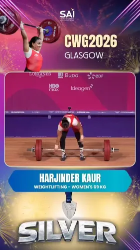 Sonowal hails Harjinder Kaur's Silver at CWG 2026
