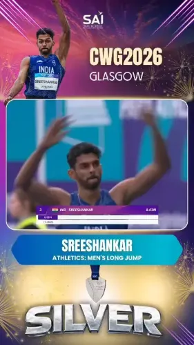 Sonowal hails Sreeshankar's silver in Men's Long Jump at CWG 2026