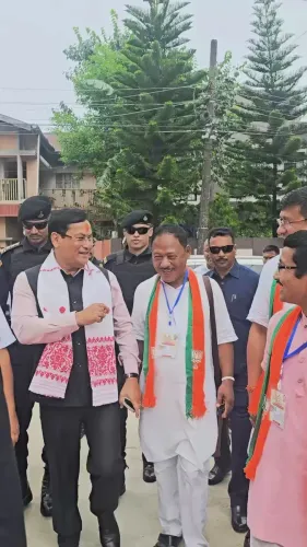 Sonowal joins BJP district training drive in Dibrugarh