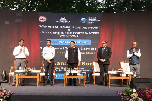 Sonowal Launches LPPI and Indigenous VTS at JNPA
