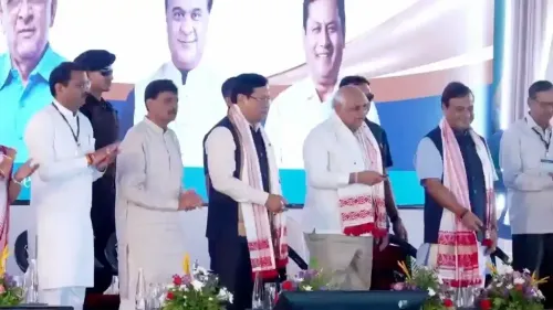 Sonowal Lays Foundation for ₹2,300 Cr e-Methanol Plant at Kandla