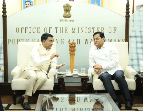 Sonowal meets Goa CM Sawant to review maritime infrastructure