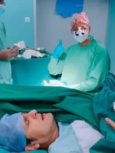 Sonu Nigam sings Mohammed Rafi classic on surgery table in viral video