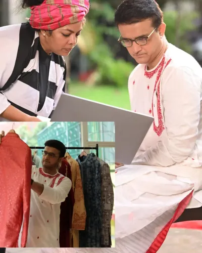 Has Sourav Ganguly's Ethnic Charisma Set Social Media Ablaze?