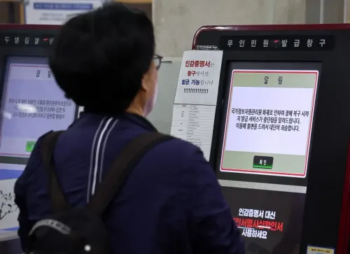 What Caused the Restoration of 62 Online Public Services in South Korea?