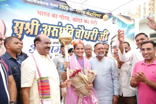 Arundhati Chaudhary's CWG gold celebrated by Speaker Birla in Kota-Bundi