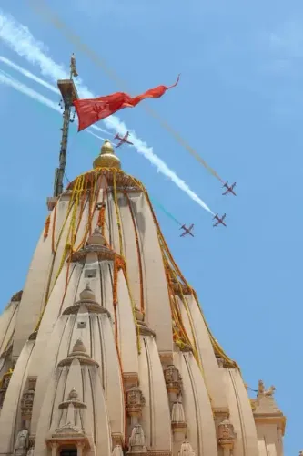 IAF Suryakiran air show at Somnath Temple: Modi hails 'Bhakti and Shakti' display