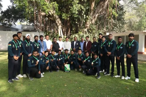 Mansukh Mandaviya Honors Indian Lacrosse Teams for Asian Games Gold and Encourages LA 2028 Aspirations