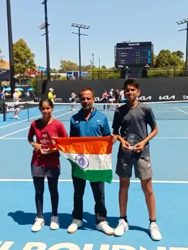 Did Sports Min Mandaviya Celebrate Jensi Kanabar's Historic Win at the Aus Open Asia-Pacific Elite 14 & Under Trophy?