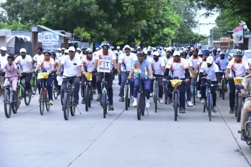 Did Sports Minister Mandaviya Inspire the 'Fit India Sundays on Cycle' Movement in Palitana?