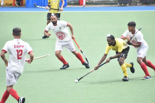 Who Dominated Day 3 of the Sr Men Inter-Departmental Nationals?
