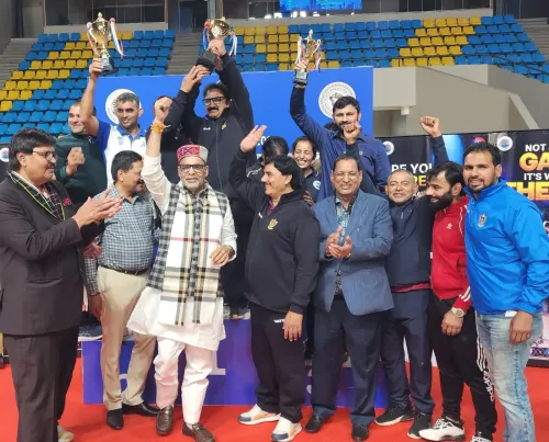 Who Claimed Gold at the Sr National Wrestling Championship?